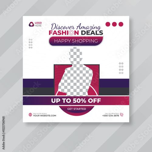 Top Fashion Modern Sale Post for Men's Clothing Deals