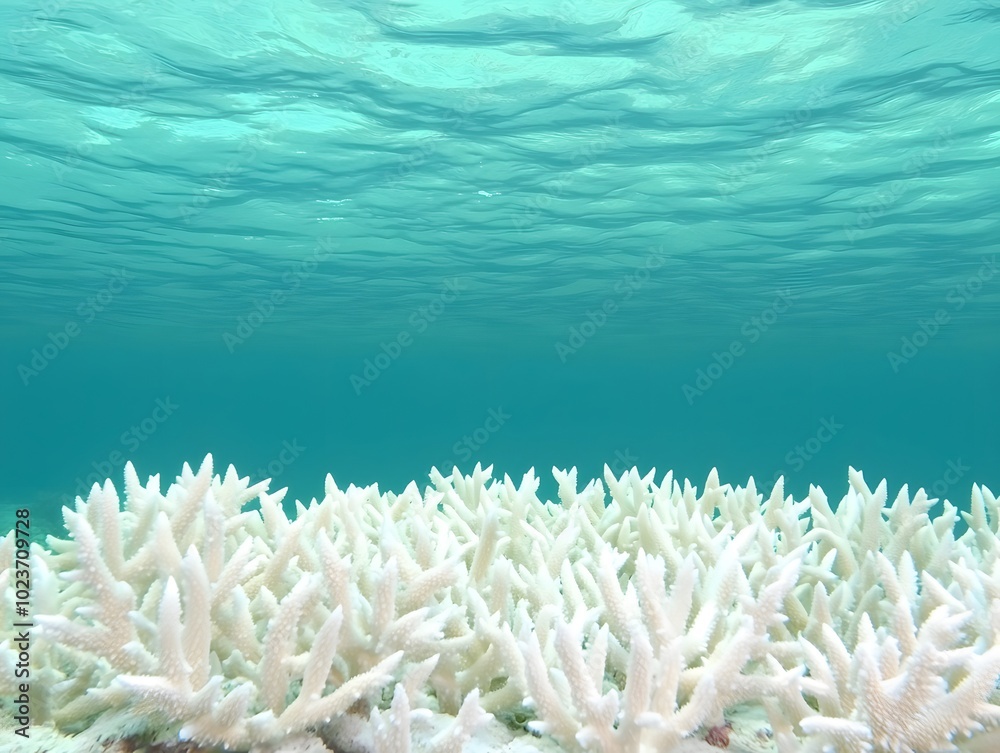 Diver Restores Vibrant Coral Reef Underwater Scene Diver Restores Vibrant Coral Reef Underwater Scene