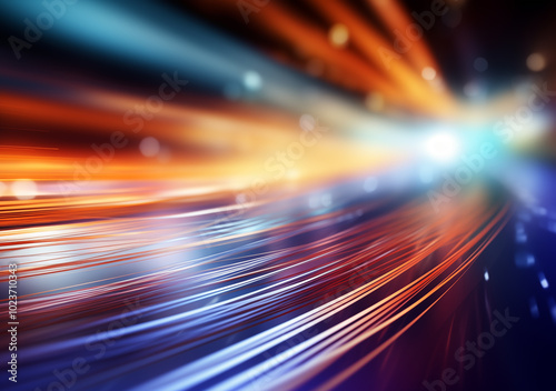 Colorful fiber optic wallpaper with various colors, representing high-speed data transmission and modern technology.