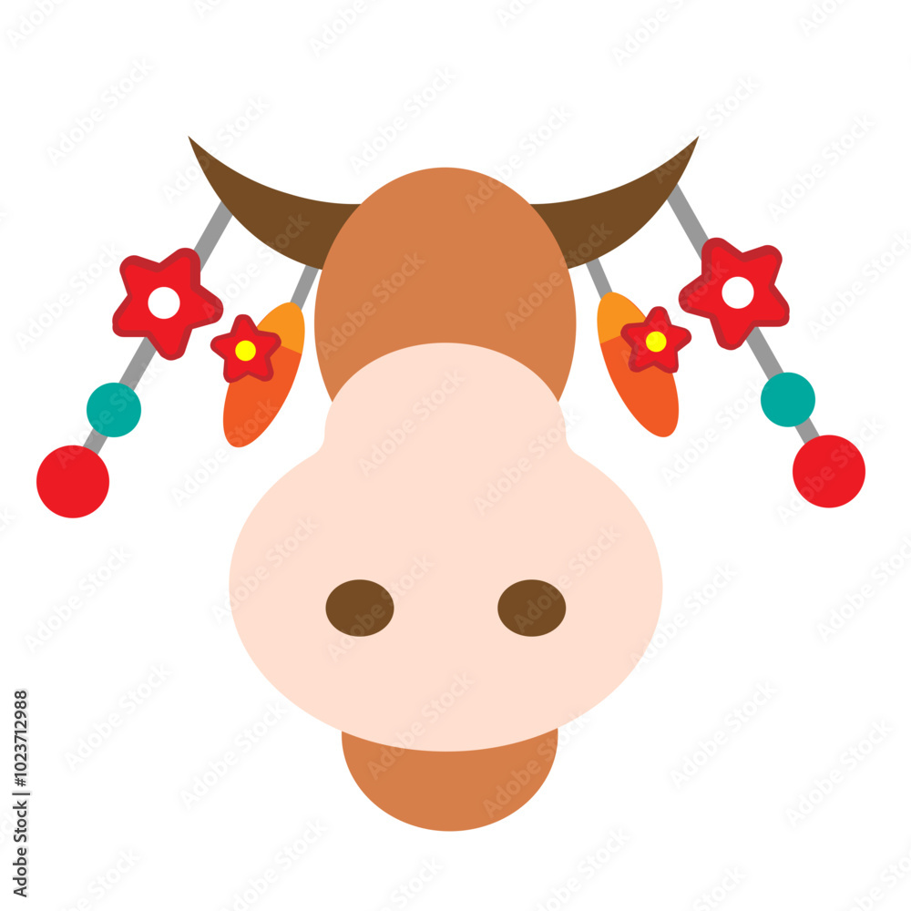 Naklejka premium deer head