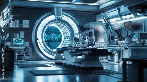 Futuristic Medical Technology: An Advanced Diagnostic Imaging Center