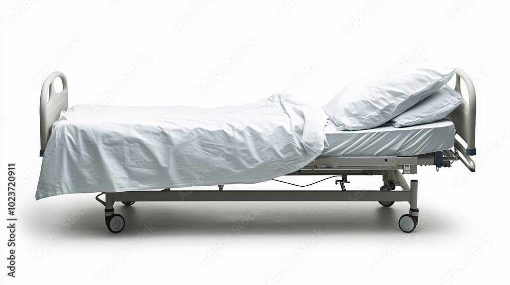 Hospital Bed with Crisp Clean Sheets Hospital Bed with Crisp Clean Sheets