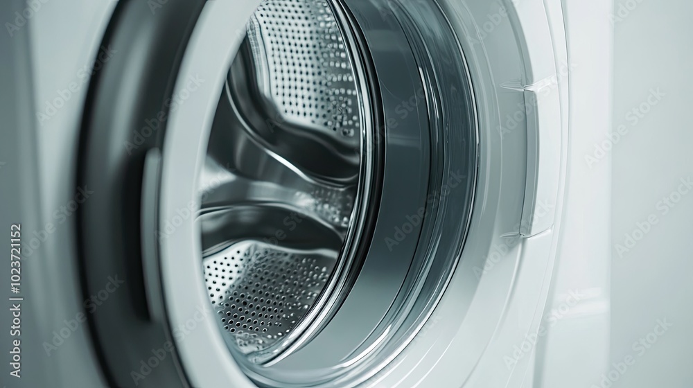 Washing Machine on White Background. Washing Machine on White Background.