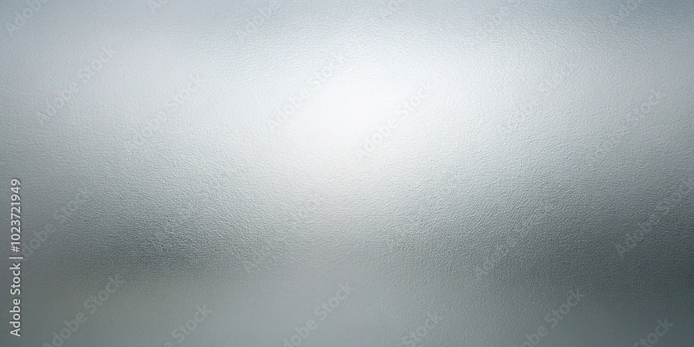 Light matte surface frosted glass over white gray gradient background, Point of View