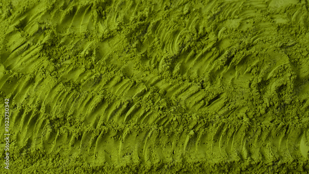 Matcha tea, matcha powder as a background. Matcha tea, matcha powder as a background.