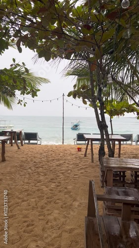 restaurant by the ocean photo