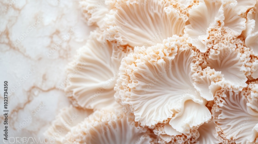 A close-up image emphasizing the rich, coral-like textures that ripple across a marble-like surface, capturing a refined blend of earthly and artistic elements. A close-up image emphasizing the rich, coral-like textures that ripple across a marble-like surface, capturing a refined blend of earthly and artistic elements.