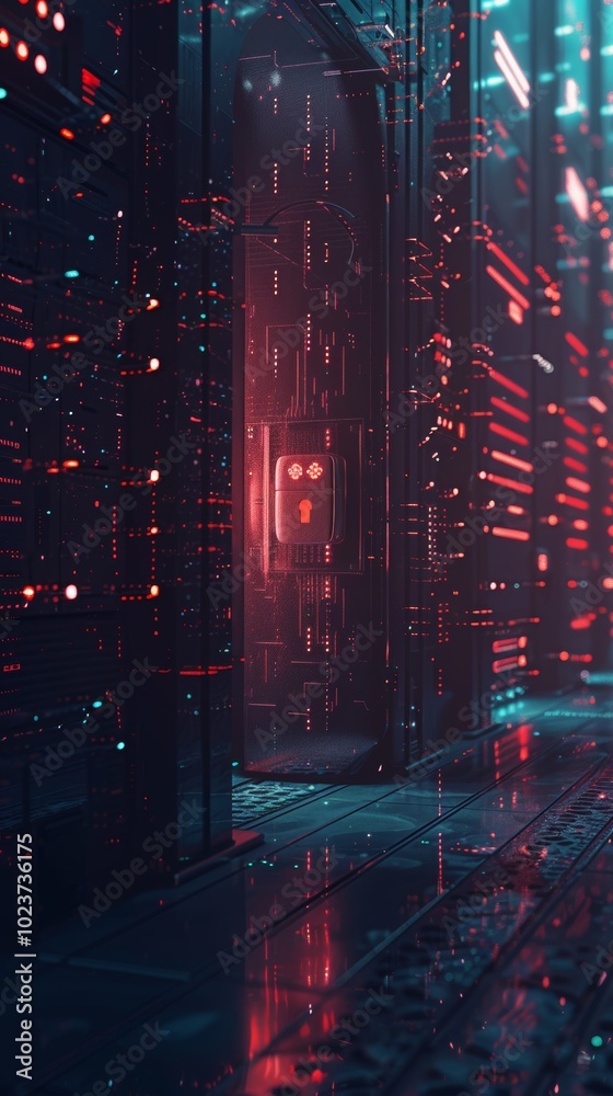 Clean and minimalistic representation of digital security. Clean and minimalistic representation of digital security.