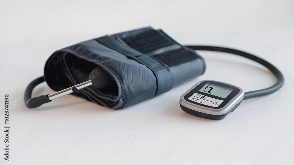 Blood Pressure Cuff Neatly Wrapped Blood Pressure Cuff Neatly Wrapped