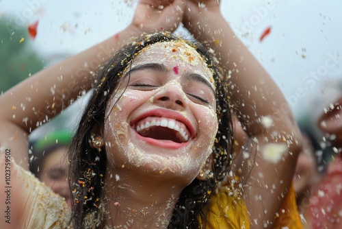 Prosperity ritual: Labh Pancham, celebrating the auspicious day with prayers and rituals, blessings for success and good fortune, formal resumption of business activities after Diwali photo