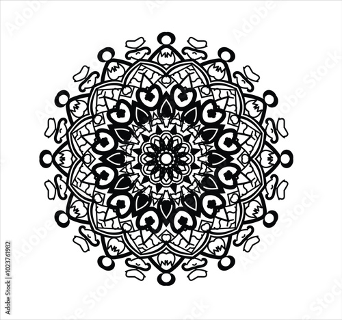  Mandala design,llustration,Tvector,Template,  easily,Professional,layout, customizable .