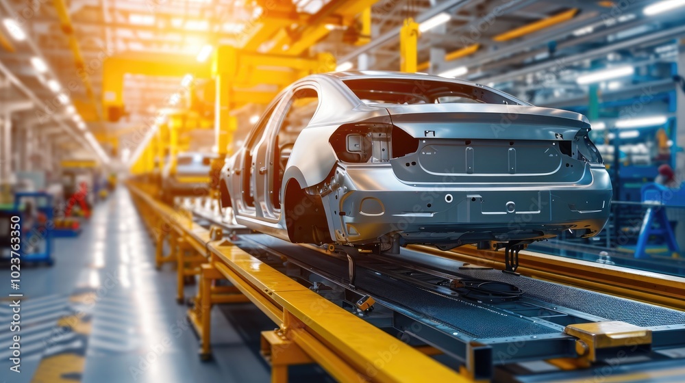 High-Tech Manufacturing Process for Modern Automotive Production High-Tech Manufacturing Process for Modern Automotive Production