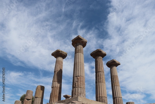 ruins of greek temple