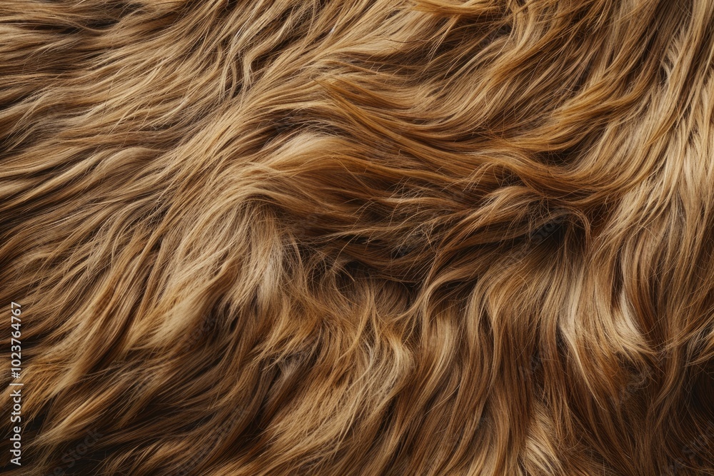 Light brown goat skin fur texture close up. Light brown goat skin fur texture close up.