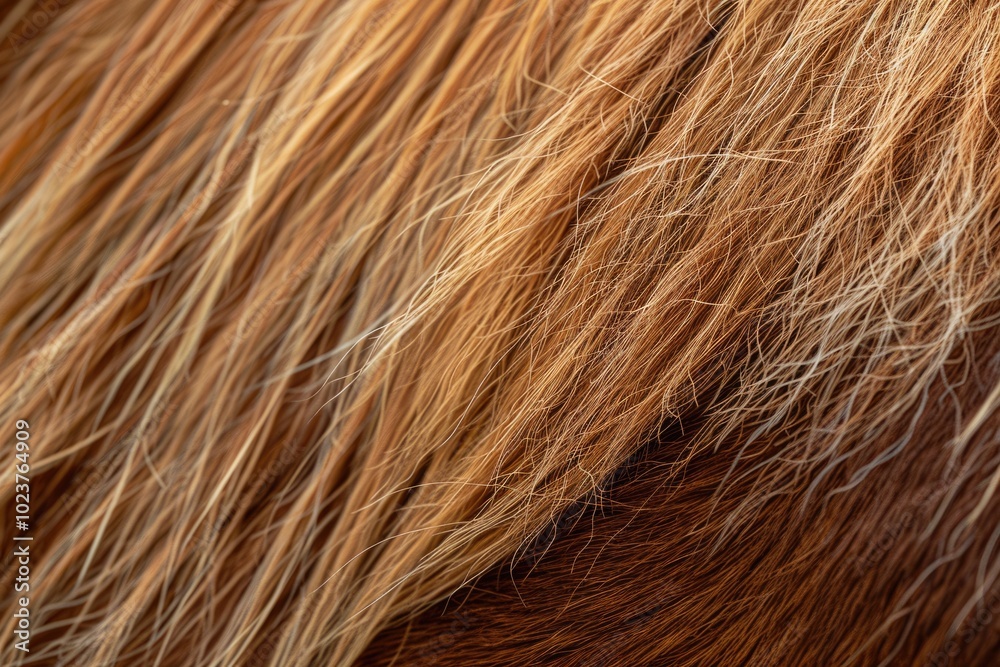 Close up texture of brown horse fur pattern. Close up texture of brown horse fur pattern.