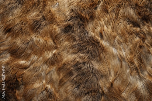 Goat brown fur background skin natural texture. photo