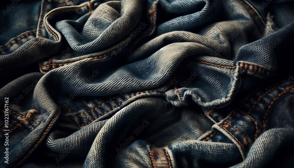rugged denim texture with a slightly faded, worn-in look, great for casual, vintage-inspired fashion or decor,generative ai rugged denim texture with a slightly faded, worn-in look, great for casual, vintage-inspired fashion or decor,generative ai