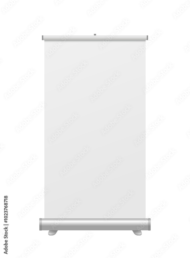 Empty information board. Blank billboard mockup for outdoor advertising. Info booth. Promo banner or stand with copy space. Realistic 3D vector illustration isolated on white background Empty information board. Blank billboard mockup for outdoor advertising. Info booth. Promo banner or stand with copy space. Realistic 3D vector illustration isolated on white background