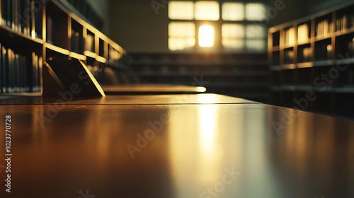  A film photograph of a university librarys