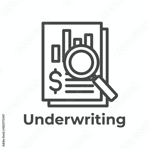 Underwriting Concept with Credit Score and Personal Finance Inspection