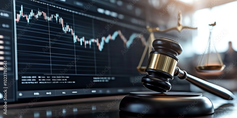 Gavel and Scales of Justice: Symbols of Legal Authority in Financial Markets 