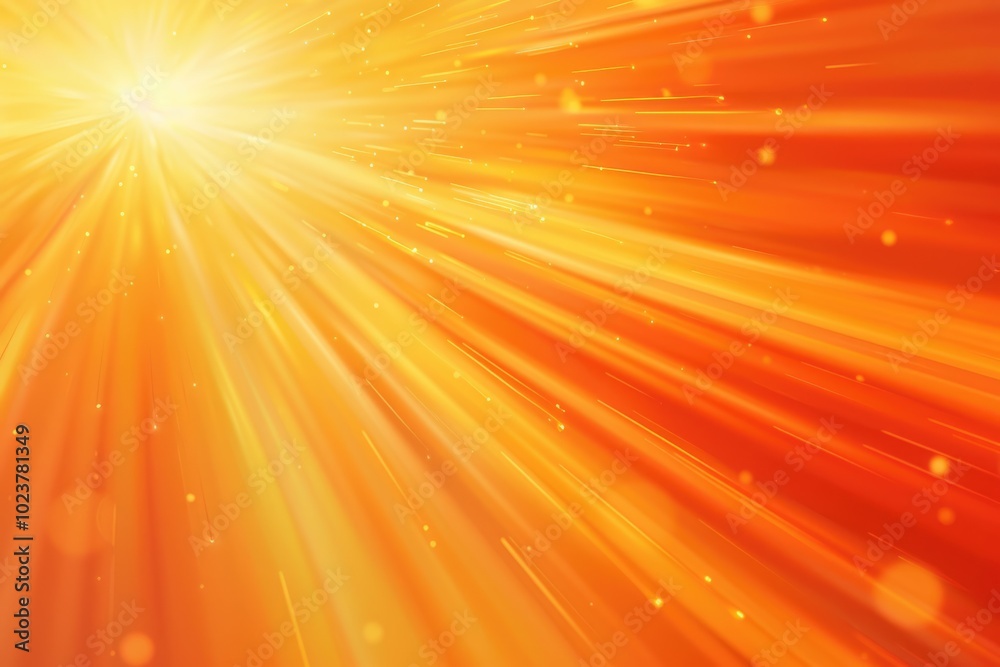Bright orange and yellow rays background Bright orange and yellow rays background