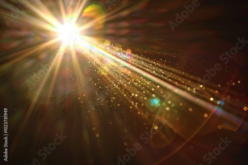 Lens flare effects for high quality images with abstract designs.