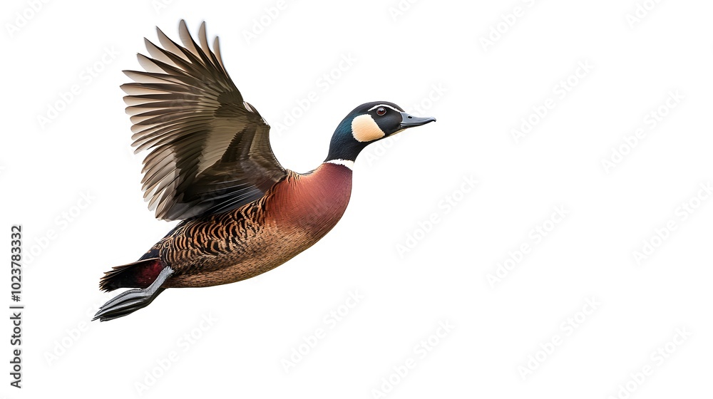 Irerê Bird, White-faced Whistling-Duck Flying on White Background, Photo Realistic, Standard Background, Wallpaper, Cover and Screen of Smartphone, PC, Laptop, 9:16 and 16:9 Format Irerê Bird, White-faced Whistling-Duck Flying on White Background, Photo Realistic, Standard Background, Wallpaper, Cover and Screen of Smartphone, PC, Laptop, 9:16 and 16:9 Format