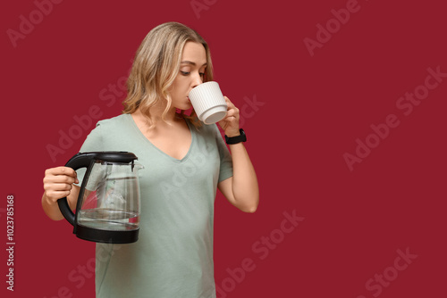Beautiful young woman with ...