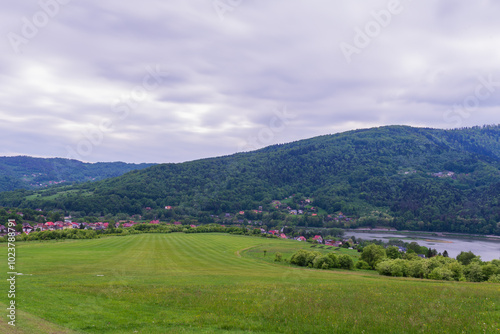 landscape with mountains