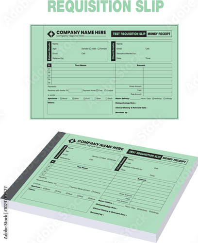 REQUISITION SLIP - MONEY RECEIPT