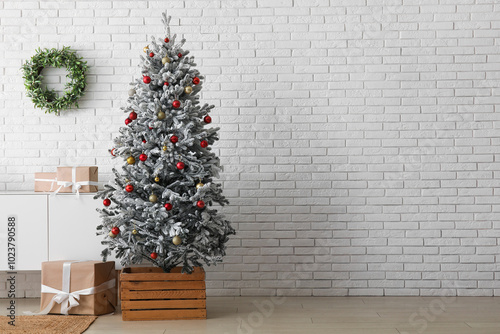 Beautiful Christmas tree wi...