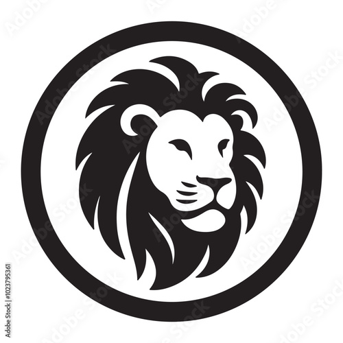 Lion head logo icon  silhouette,lion logo design,leopard,chita,logo type.