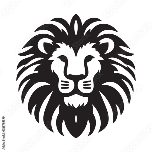 Lion head logo icon  silhouette,lion logo design,leopard,chita,logo type.