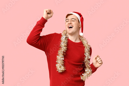 Handsome young man in warm ...