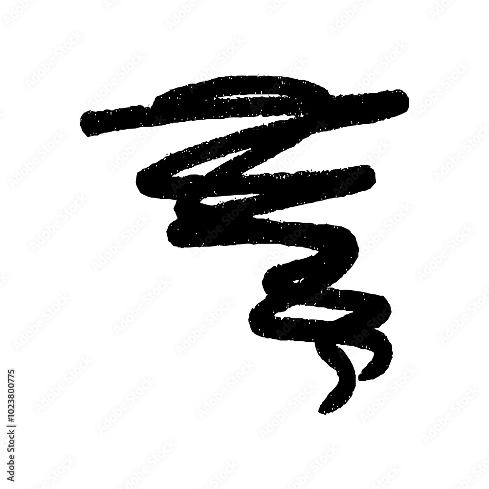 Black scribble icon Black scribble icon