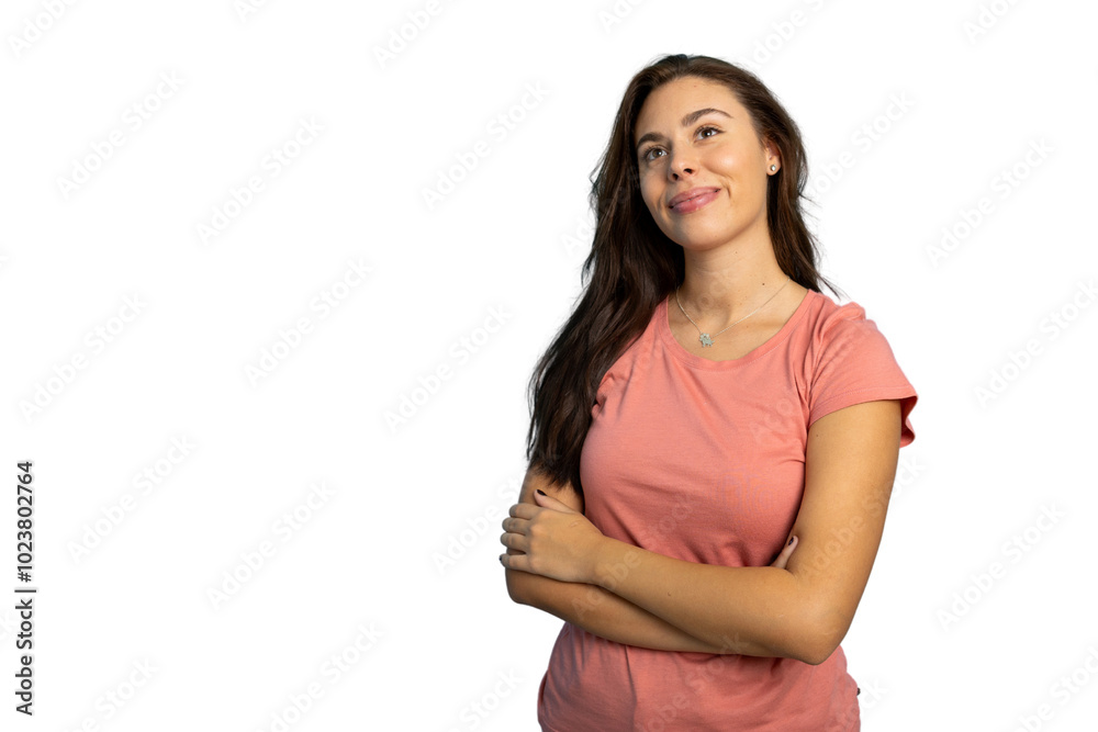 Portrait of a young happy girl with a radiant smile Portrait of a young happy girl with a radiant smile