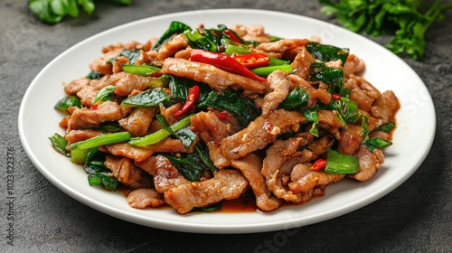 Delicious Stir-Fried Pork with Vegetables Dish