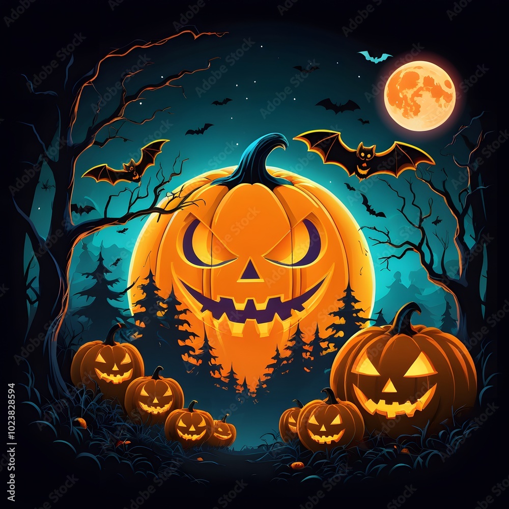 happy Halloween T-shirt Design happy Halloween T-shirt Design