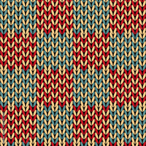 Knitted background pattern wallpaper knitting decorative print handmade textile knitting handiwork
