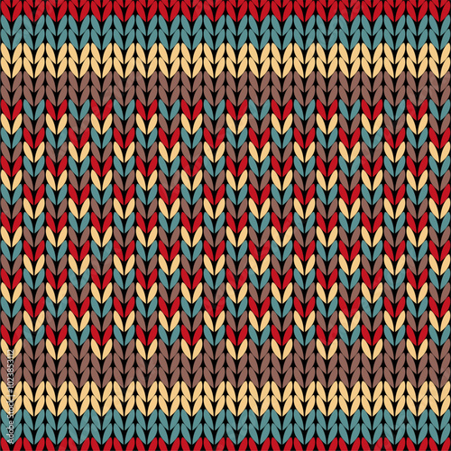 Knitted background pattern wallpaper knitting decorative print handmade textile knitting handiwork