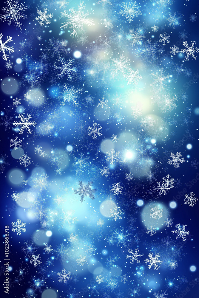 Snowflake inspired background with copy space Snowflake inspired background with copy space