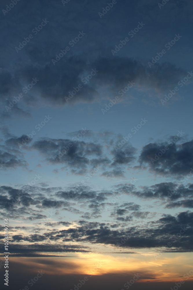 Fototapeta premium A blue sky with clouds