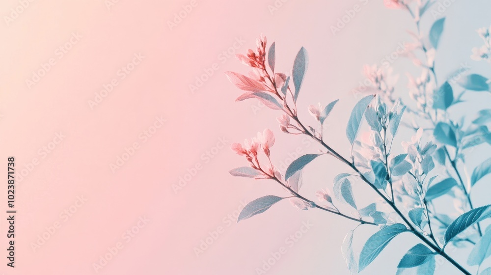 A minimalist border showcasing a subtle gradient of pastel colors, with a hint of floral accents A minimalist border showcasing a subtle gradient of pastel colors, with a hint of floral accents