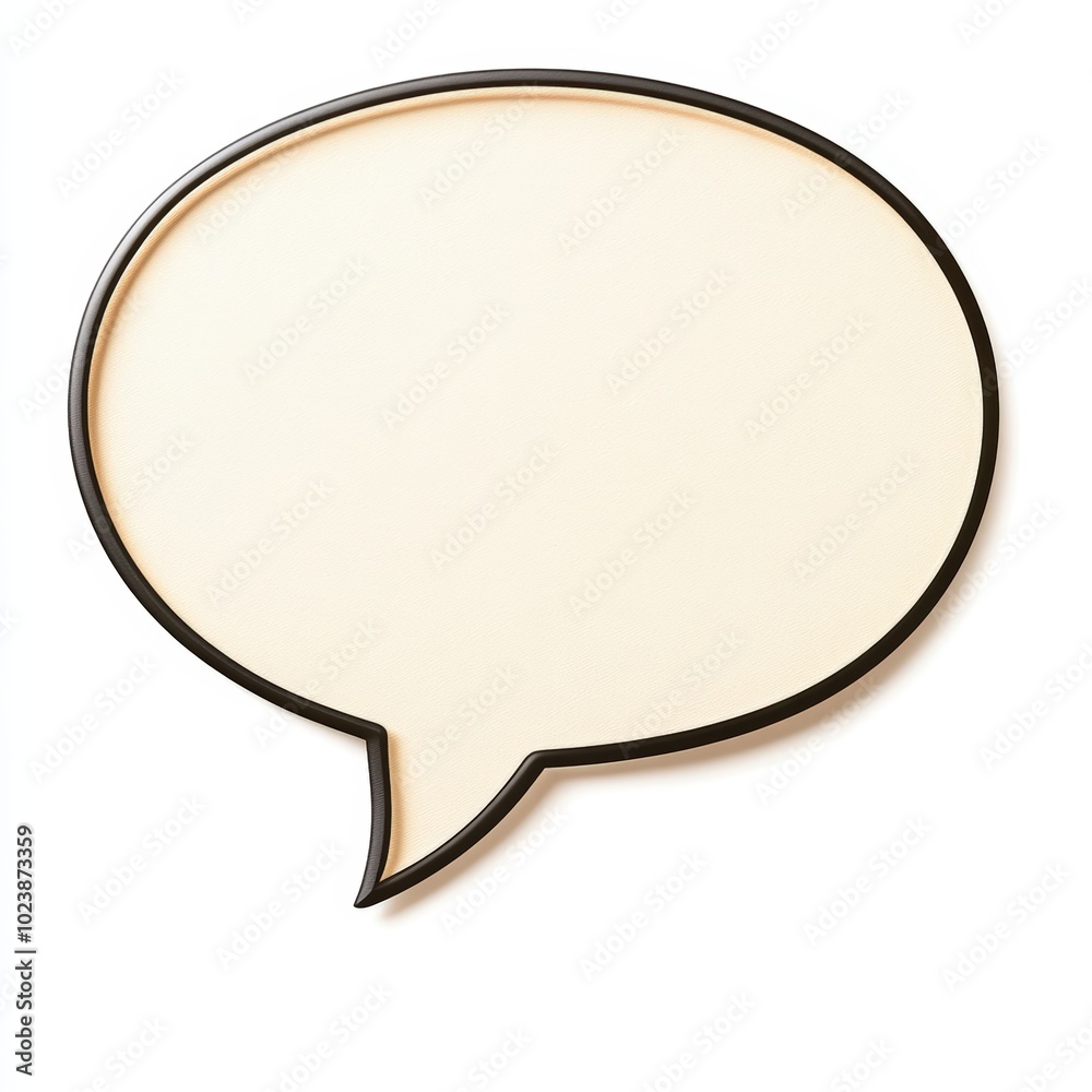Empty speech bubble isolated on white background. Empty speech bubble isolated on white background.
