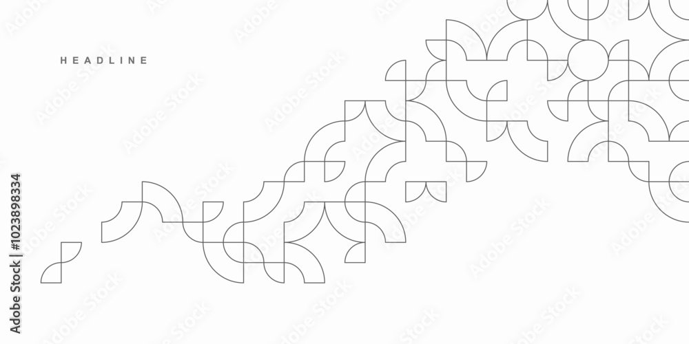 Abstract geometric technological background. Vector creative design. Abstract geometric technological background. Vector creative design.