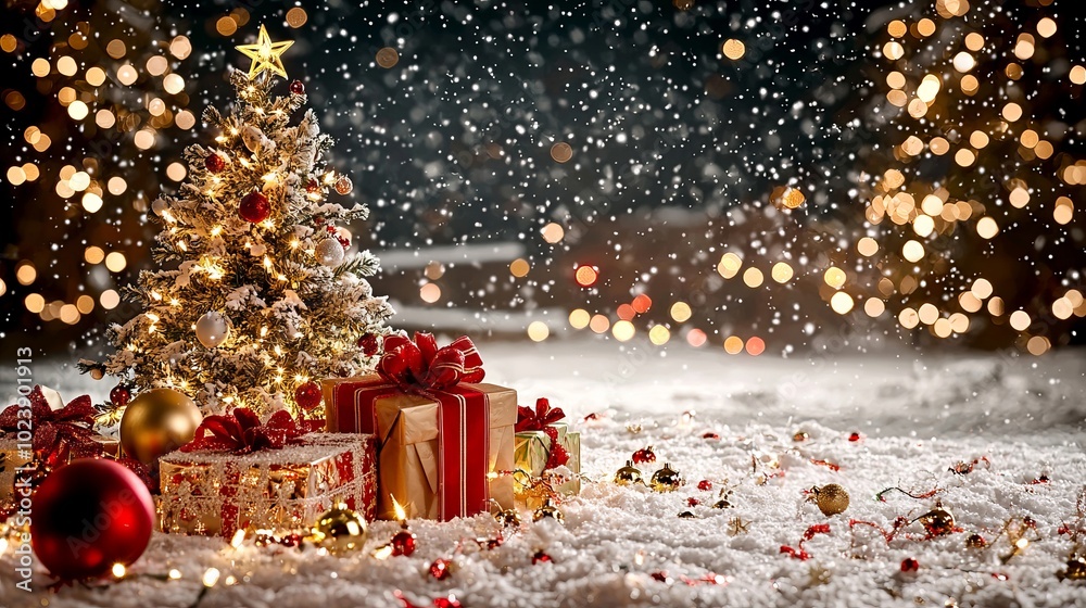 christmas colorful festive background