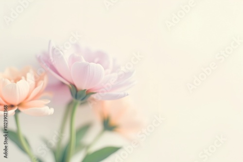 serene floral arrangement delicate petals