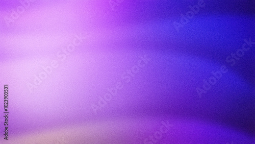 Fototapeta Naklejka Na Ścianę i Meble -  A vibrant abstract gradient in soft purple and blue hues, featuring a subtle grainy texture. Perfect for backgrounds, wallpapers, and modern designs