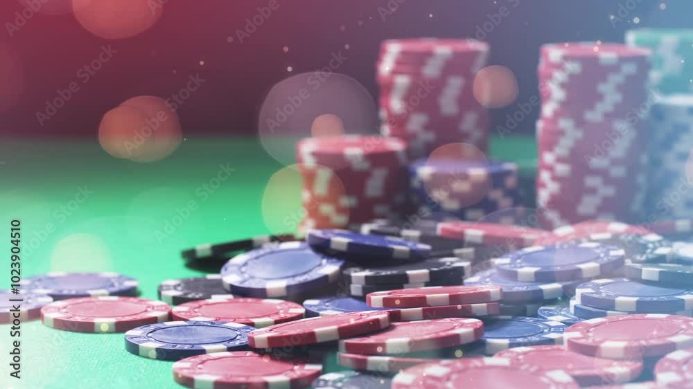 Isolated casino poker chips falling in slow motion. background with alpha channel. Luck and money jackpot win concept. Copy space for logo name or banner text Isolated casino poker chips falling in slow motion. background with alpha channel. Luck and money jackpot win concept. Copy space for logo name or banner text